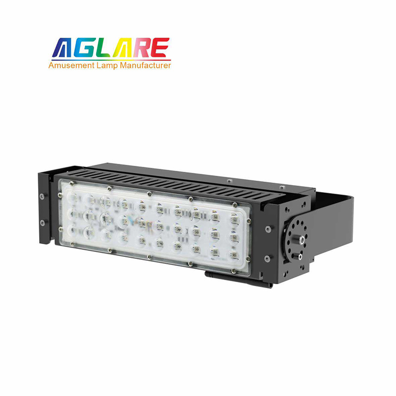 LED彩色投光灯 带？50W变色RGB泛光灯