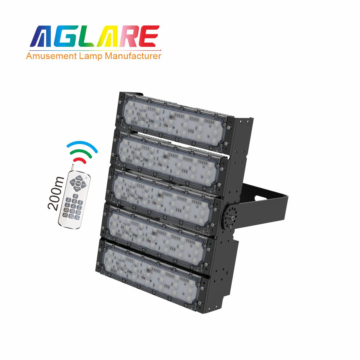 250W LED彩色投光灯RGB景观灯户表射灯带？仄