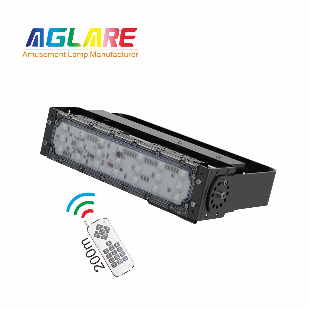 50W LED彩色投光灯带？仄