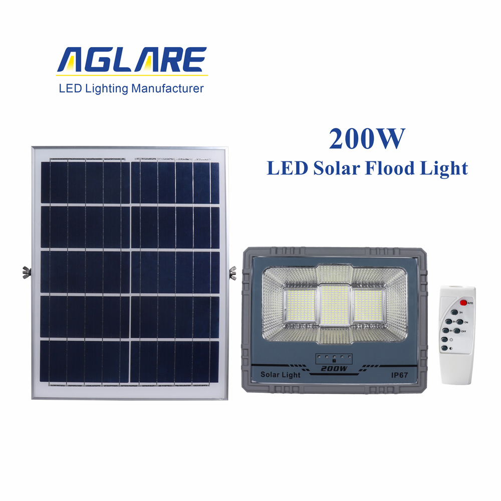 200W 户表太阳能投光灯
