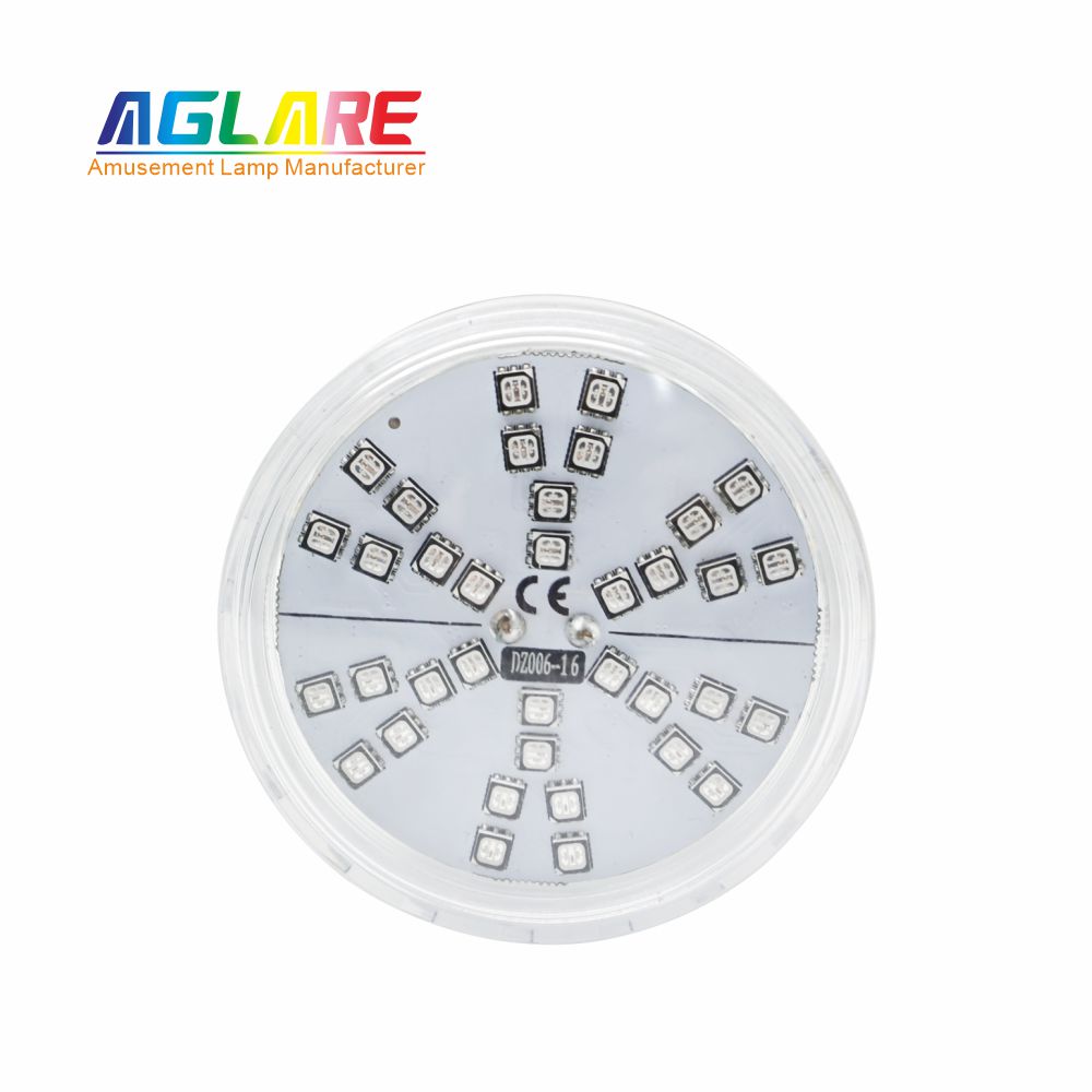 60mm RGB LED游乐场灯1-16自动法式旋转成效- AC24V， 42led